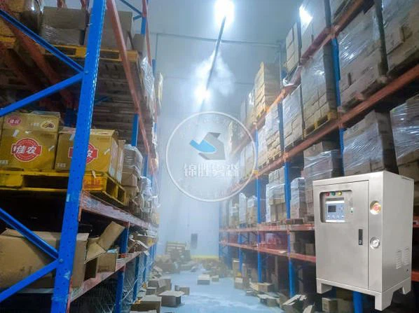 ระบบพ่นหมอกควันฆ่าเชื้อในคลังสินค้า